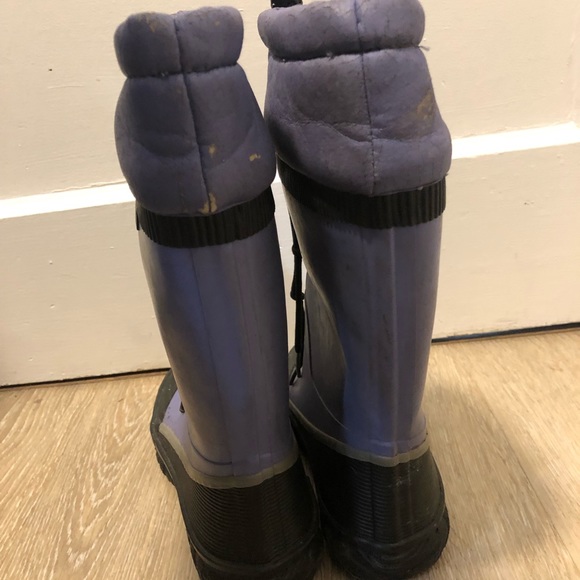 L l bean spring rubber rain boots size 3 - Picture 4 of 9